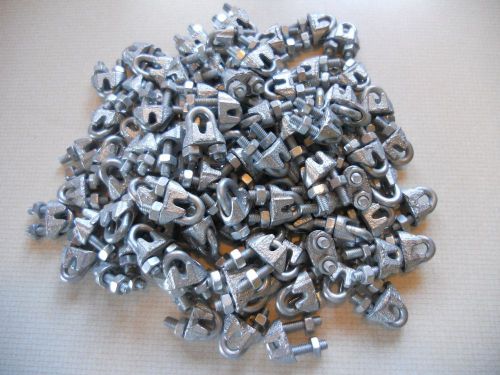 New!! qty: 30- 1/16&#034; cable clamps- free shipping!! metal wire rope u bolt clips for sale