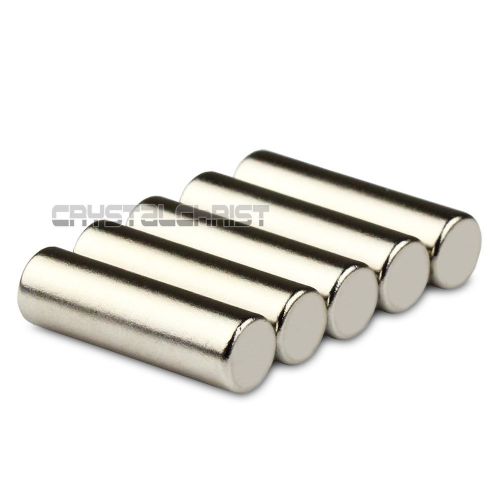5pcs Super Strong Round Cylinder Magnet 6 x 20mm Disc Rare Earth Neodymium N50