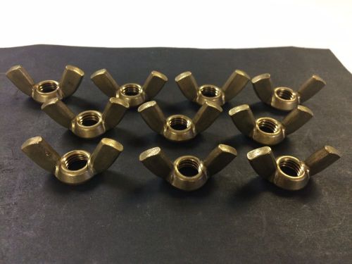 Brass Wing Nuts, 1/2-13 Lot Of 10 Pieces