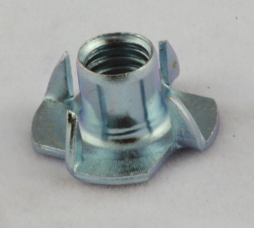 1/4-20   3 Prong (5/16&#034; Bl)  T-Nuts Steel Zinc    100 Pack