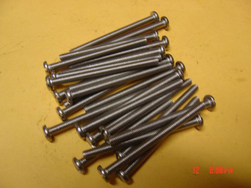 10-32 X 2 1/2&#034; Long Stainless Slotted Pan Head Screws