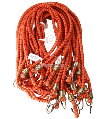 10 pk heavy duty 72&#034; 6&#039; long x 1/2&#034; dia thick bungee cords tie down cord strap for sale