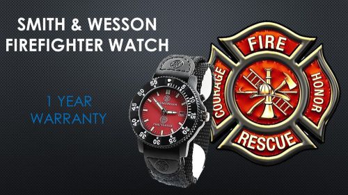 SMITH AND WESSON FIRE RESCUE FIREFIGHTER WATCH