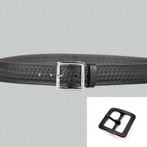 Desantis E21BL34Z3 Basketweave Black 34&#034; Econoline Garrison Belt w/Black Buckle