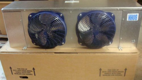 New 2 Fan Air Defrost Walk In Cooler Evaporator 10,400 Btu&#039;s R22 115V P-Trap QC
