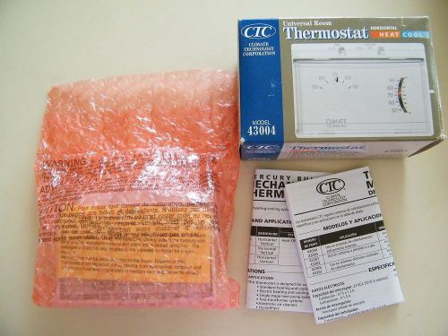 New ctc climate technology corp 43004 universal room thermostat horizontal mount for sale