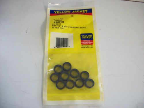 Yellow jacket 19015 1/2&#034; or 5/8&#034; charging hose gaskets, package of 10 for sale