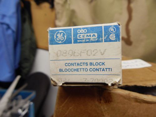 GENERAL ELECTRIC - 080BF02V CONTACT BLOCK