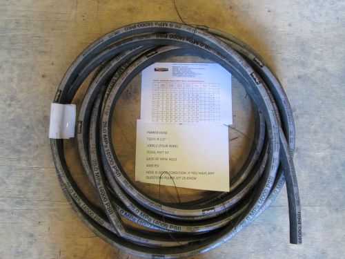 Parker 722tc-8 1/2&#034; 100r12 four wire hydraulic hose (tough cover) 33 feet for sale