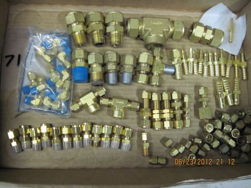 Misc lot parker brass fittings for sale