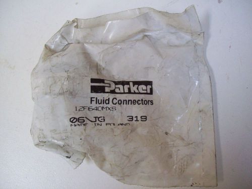 PARKER 12F640MXS FLUID CONNECTOR - NEW - FREE SHIPPING!!