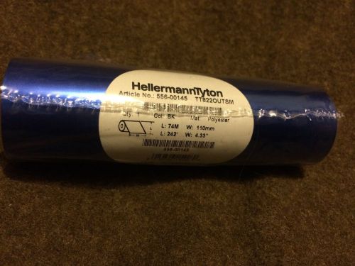 HELLERMANN TYTON 556-00145 BLACK THERMAL TRANSFER RIBBON *NEW OUT OF BOX*