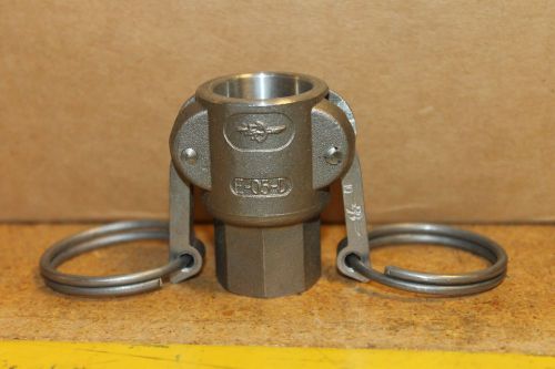 Lot of 39 new 1/2&#034; female npt coupling cam &amp; groove pvf-cplg-220 for sale