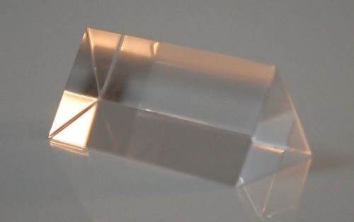 Equilateral acrylic prism 50 length x 25mm face size for sale