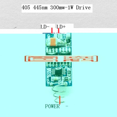 New 445nm 450nm 0.5w-1w blu-ray driver board laser diode drive low heat for sale