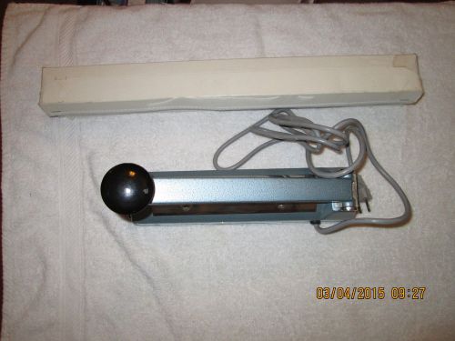 Vintage TEW 8&#034; Heat Sealing Impuse Sealer Machine Poly Tubing Plastic Teflon