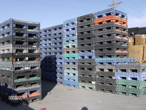 Xytec 48x45x34 pallet box stackable bulk shipping plastic heavy duty totes ropak for sale