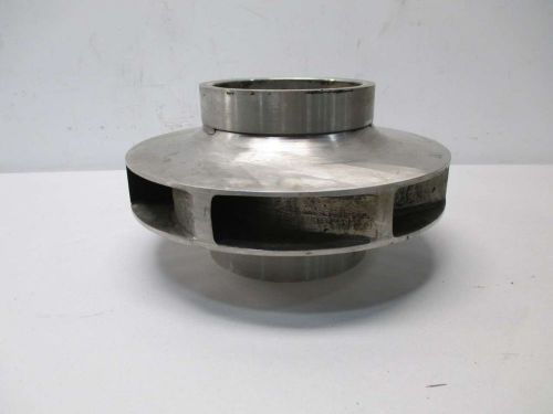 8AFV3BX4 13-1/2IN OD 2-1/8IN BORE STAINLESS PUMP IMPELLER D418055