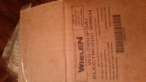 Whelen electric siren for sale
