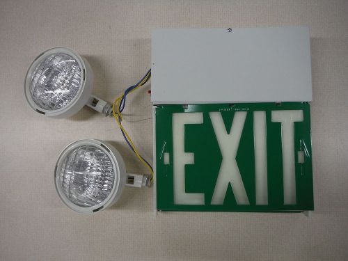 Exquisite Exit Sign Red/ White Letters With Lights ESWGW