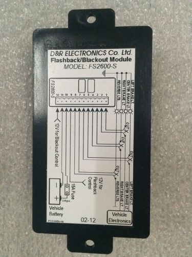 D&amp;R Electronics FS-2600-S Flashback / Blackout Module