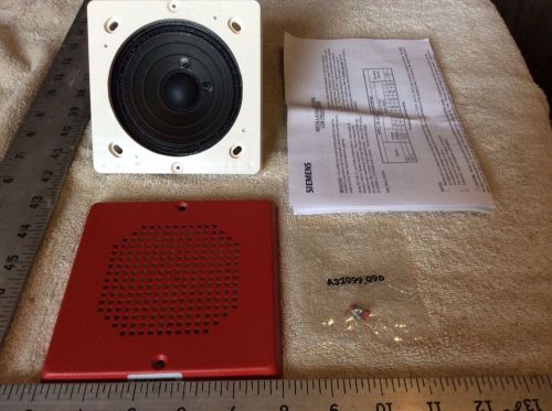 Siemens 500-636055 Set-r 135346 Red Fire Alarm Speaker