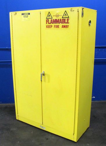 JUSTRITE 45 GAL FLAMMABLE SAFETY STORAGE CABINET~ONTARIO, CALIF