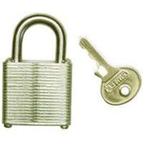 Padlock 3/4in brt brs (2) keys stanley hardware specialty padlocks 803870 for sale