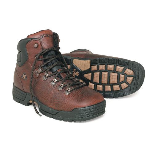 Work Boots, Stl, Mn, 8-1/2, Brown, 1PR 6114 SZ 8.5M