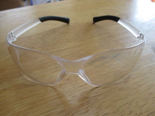 ONE PAIR  CLEAR LENS SAFETY GLASSES