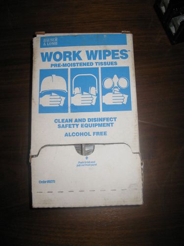 Bausch &amp; Lomb Safety Equipment Cleaning Work Wipes - BAL8575