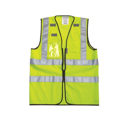High Visibility Vest, Class 2, L, Yellow LUX-SSFULLZ-YL
