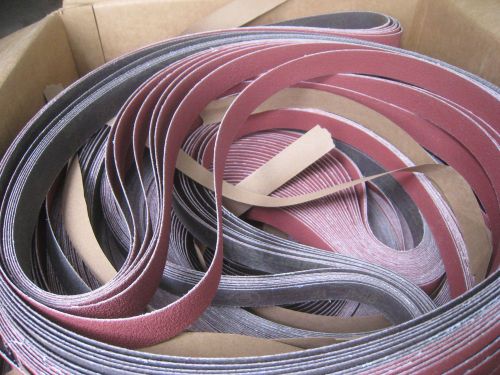 3M 984F Cubitron 2 Belts Size 1 &#034; in X 132 &#034;  in long  LOT of 10 belts Grade 80+