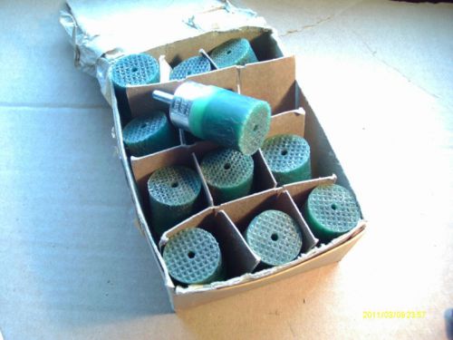Lot of 12 osborn 1&#034; encapsulated hollow cntr end brushes # 30614 for sale