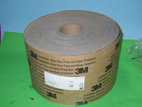 Large Roll of 3M Sand paper SANDPAPER 80 wet black trimite 7.5&#034; x 300&#039;   54D2