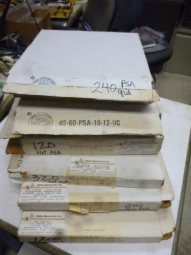 Lot of 6 Boxes of Abrasive Paper for Buhler Ecomet 4, L686