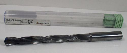 Walter Titex A6489DPP-13/32IN Coolant Fed Drill, 13/32&#034;, K30F, Solid Carbide