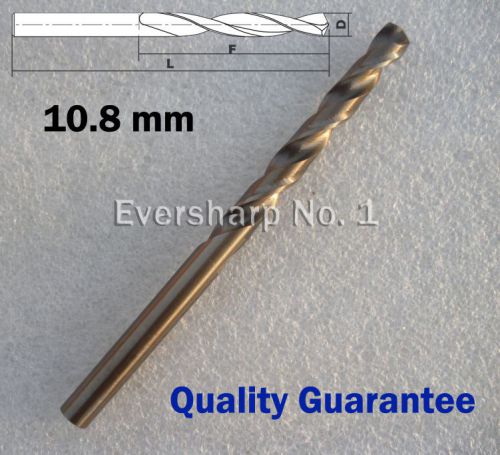 Lot 1pcs cobalt drill bit m35 hss twist drill 10.8mm(.4252&#034;) for stainless steel for sale