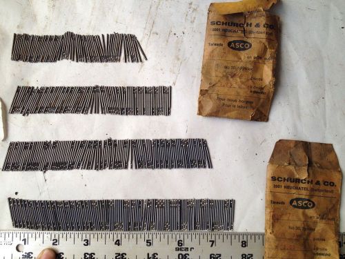 MACHINIST LATHE TOOLS LOT OF ABOUT 375 MICRO DRILL BITS Made SCHURCH &amp; Co SWISS