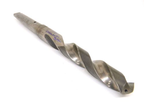 Used nachi japan 1-1/8&#034; taper shank coolant twist drill #3mt 1.125&#034; for sale