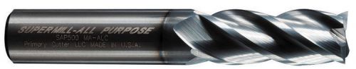 Supermill 3/4&#034; 4 flt &#034;alcrona&#034; all-purpose high performance carbide end mill for sale