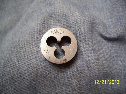 Handy 14 - 20, 1&#034; diameter die nut machinist  tools tooling taps for sale