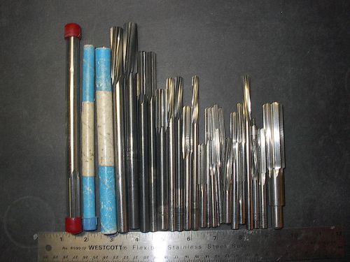 27 MACHINIST ASSORTED REAMERS