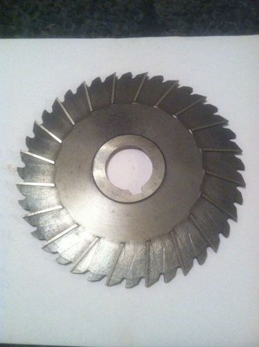 Used Stagger Tooth Side Milling Cutter Slitting Saw 6 X 3/16 X 1-1/4 Niagara