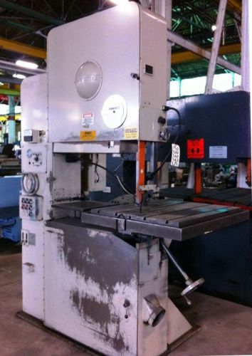 36&#034; tannewitz vertical band saw no. gvtne, 20&#034; under guide 55-11,000 fpm (23335) for sale
