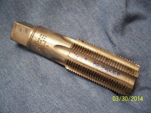 Brubaker 1 7/8 - 8 plug tap  machinist tools tooling taps for sale