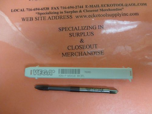 SPIRAL POINT TAP M5x0.8 TIALN COATED DIN LGTH STAINLESS/STLS VEGA NEW $7.65