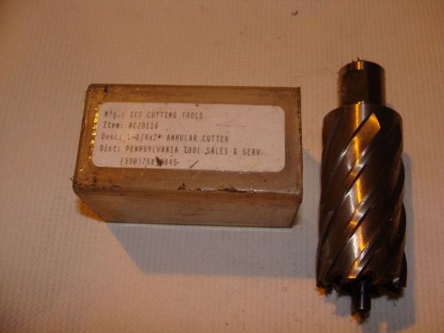 ICS AC20116 1-1/4 INCH X 2 INCH ANNULAR CUTTER USED W/PIN FREE SHIPPING IN USA