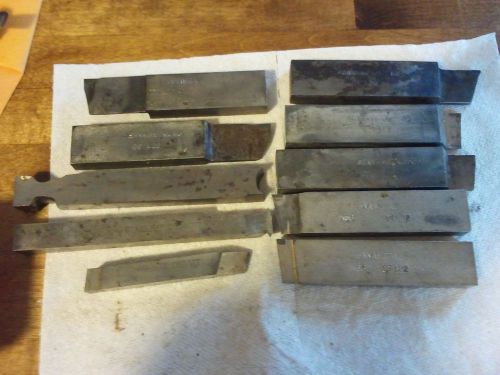 large lot kennametal &amp; Mo Max 1/2&#034; lathe bits and others see to believe
