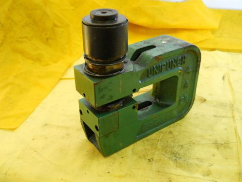 C FRAME PUNCH sheet metal hole press brake tool unit UNIPUNCH USA 4A 2 1/2